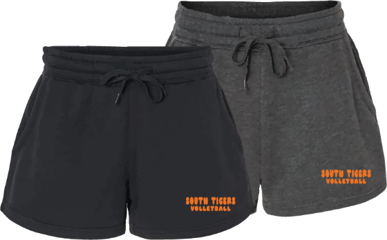 Picture of Independent Trading Co. Women’s Lightweight California Wave Wash Fleece Shorts - PUFF print